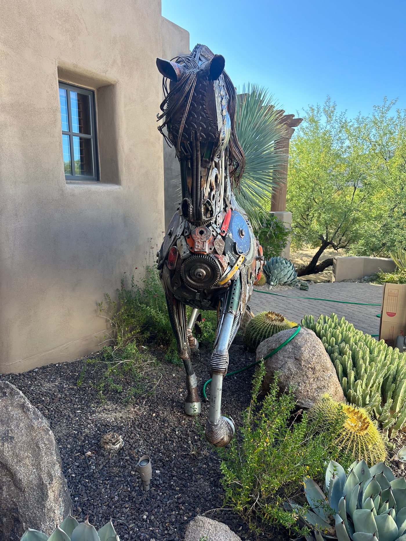 Innovation Sculpture Arabian Metal horse