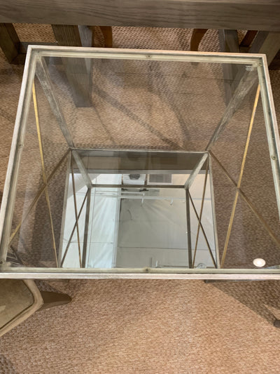 Glass End Table