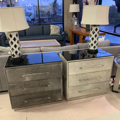 Bernhardt Cowhide Night Stands