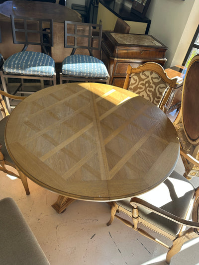 Thomasville dining table and custom chairs