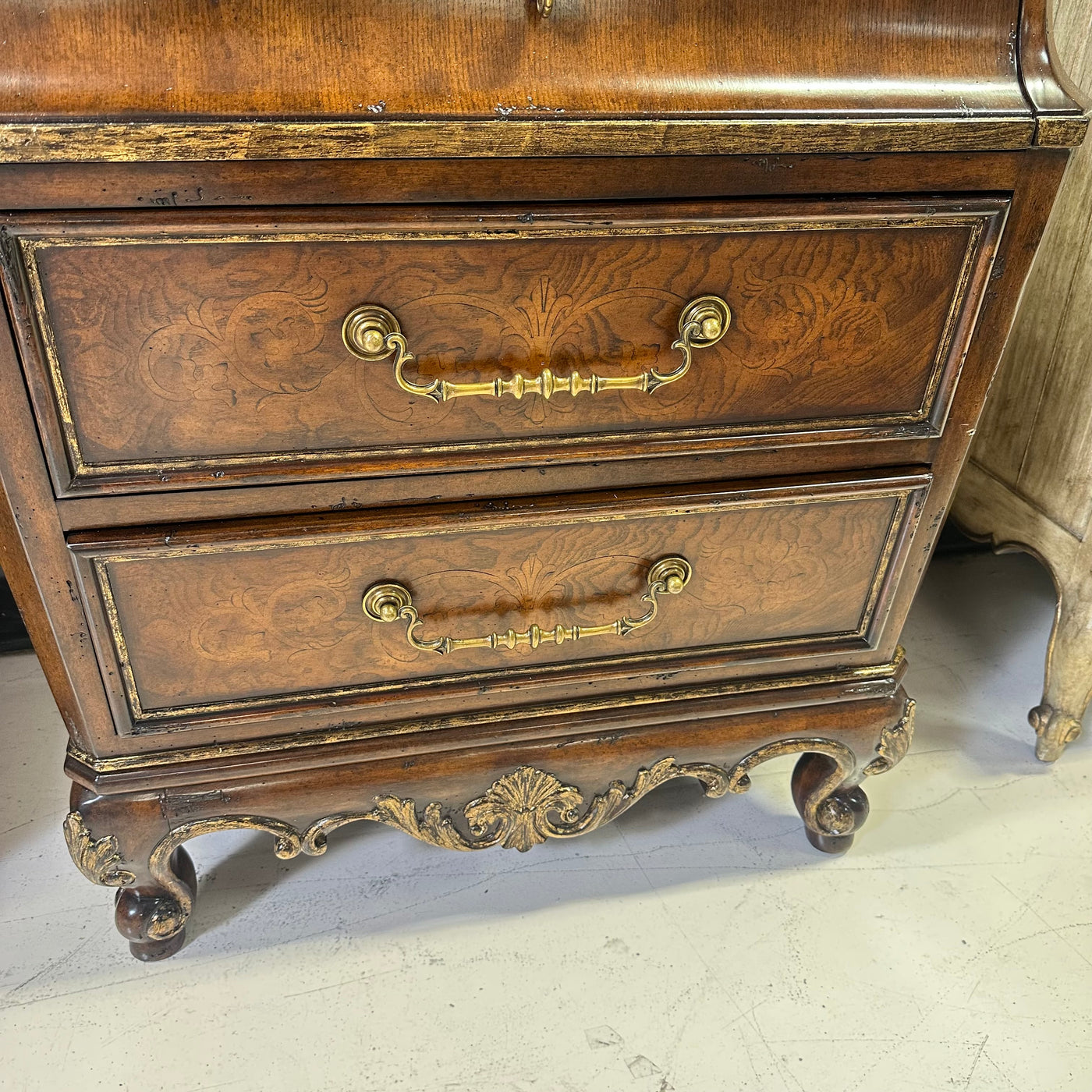 marge carson granite nightstand