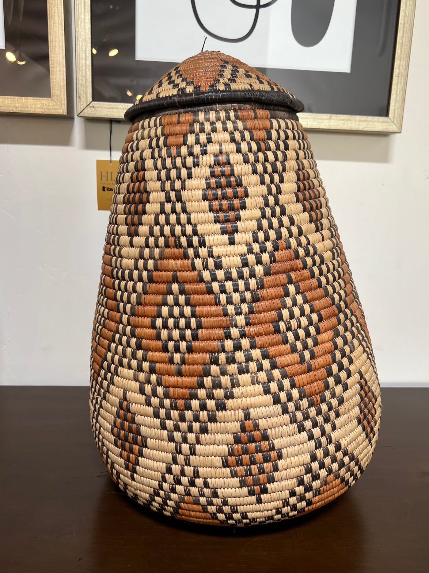 African Hand Woven Zulu Basket