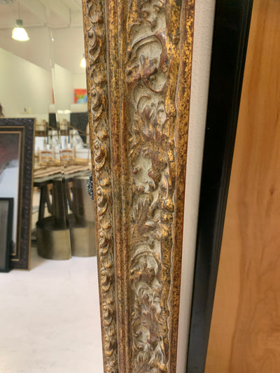 Large Gold Framed Floor Mirror