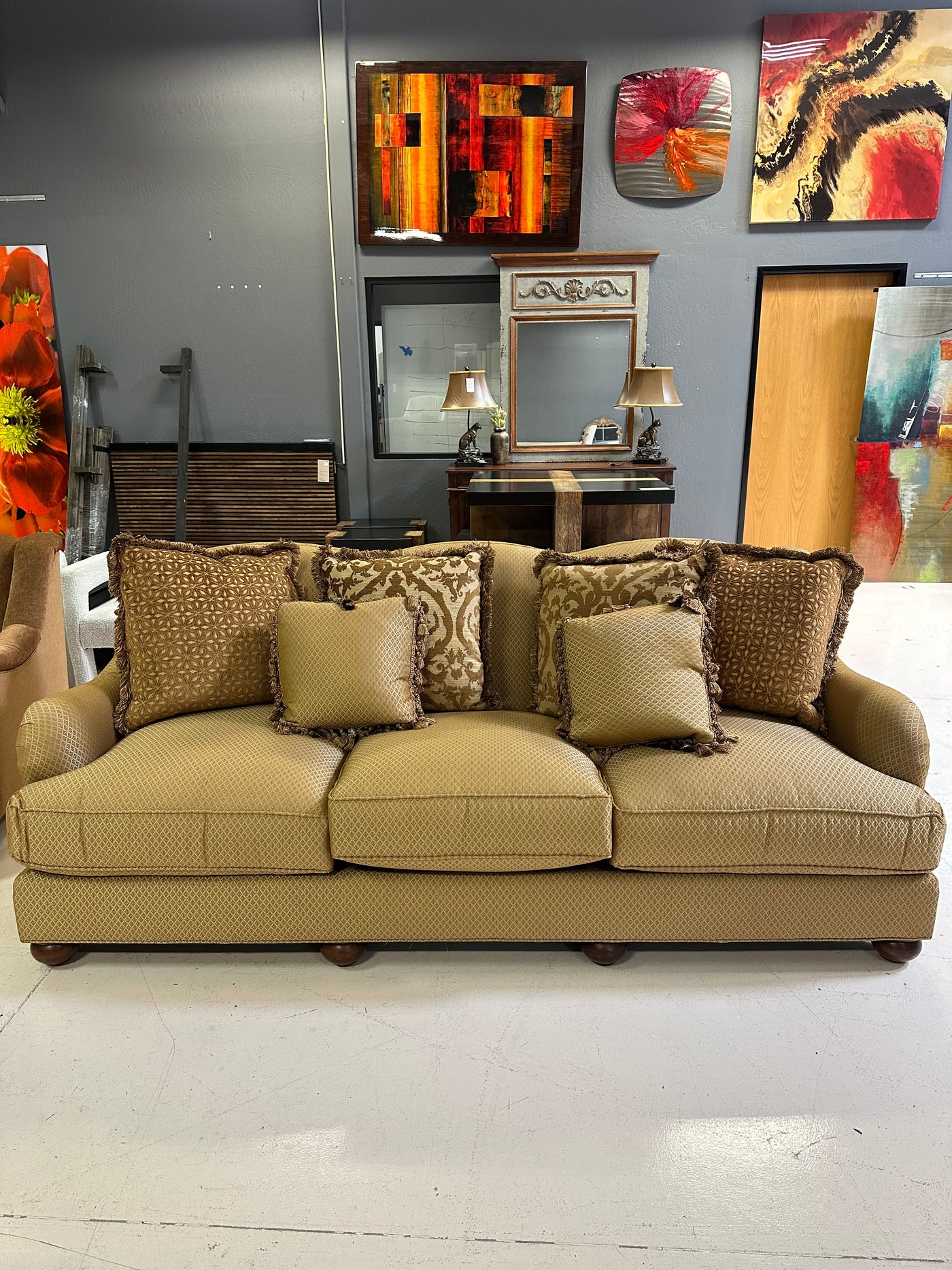 Lexington Custom brown  Sofa