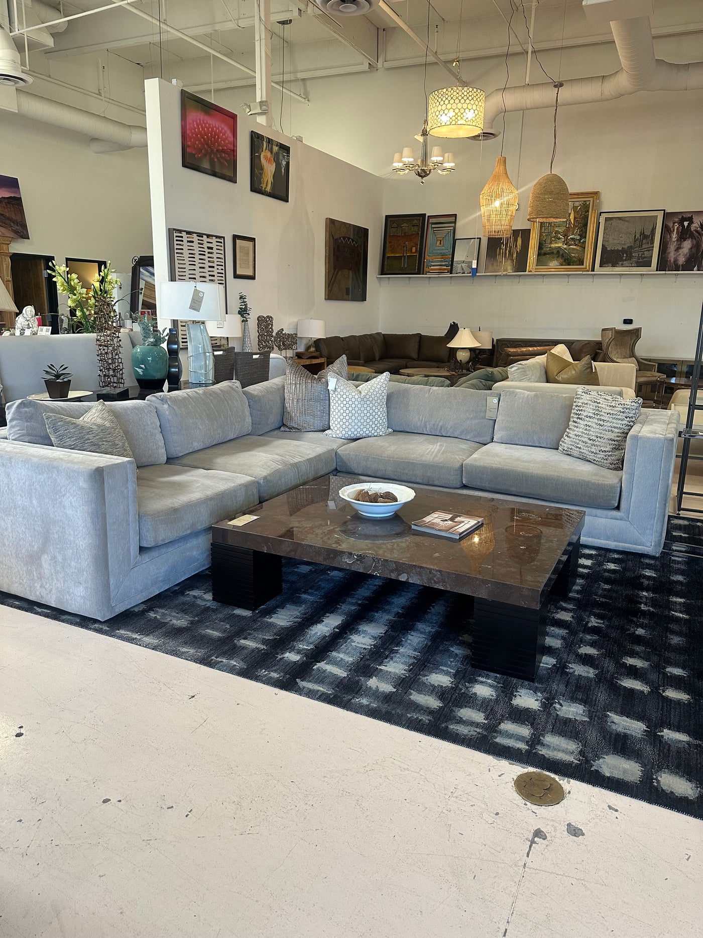 Z gallerie Luka Three piece sectional