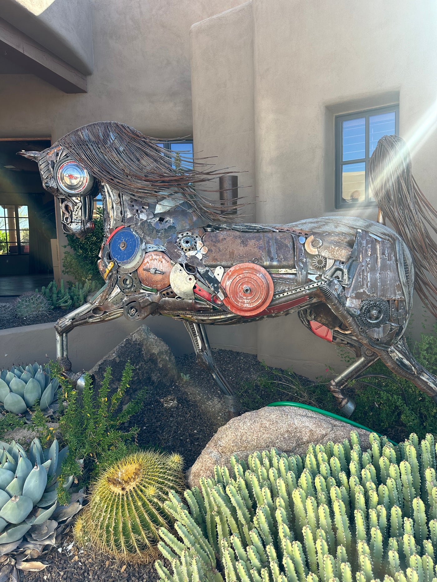 Innovation Sculpture Arabian Metal horse
