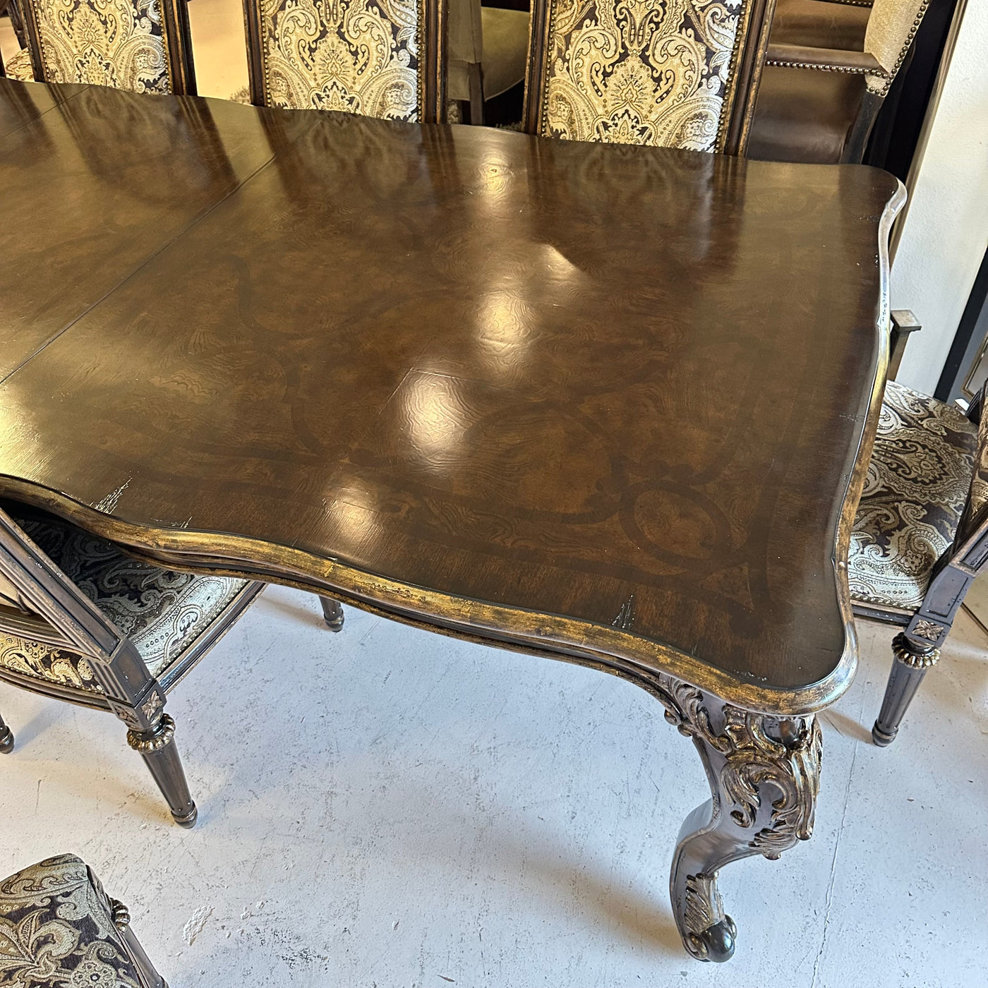 Marge Carson Trianon Court Dining Table & Chairs Set
