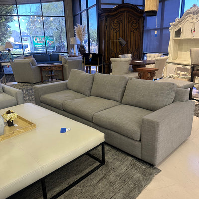 Custom Goose Down gray  sofa