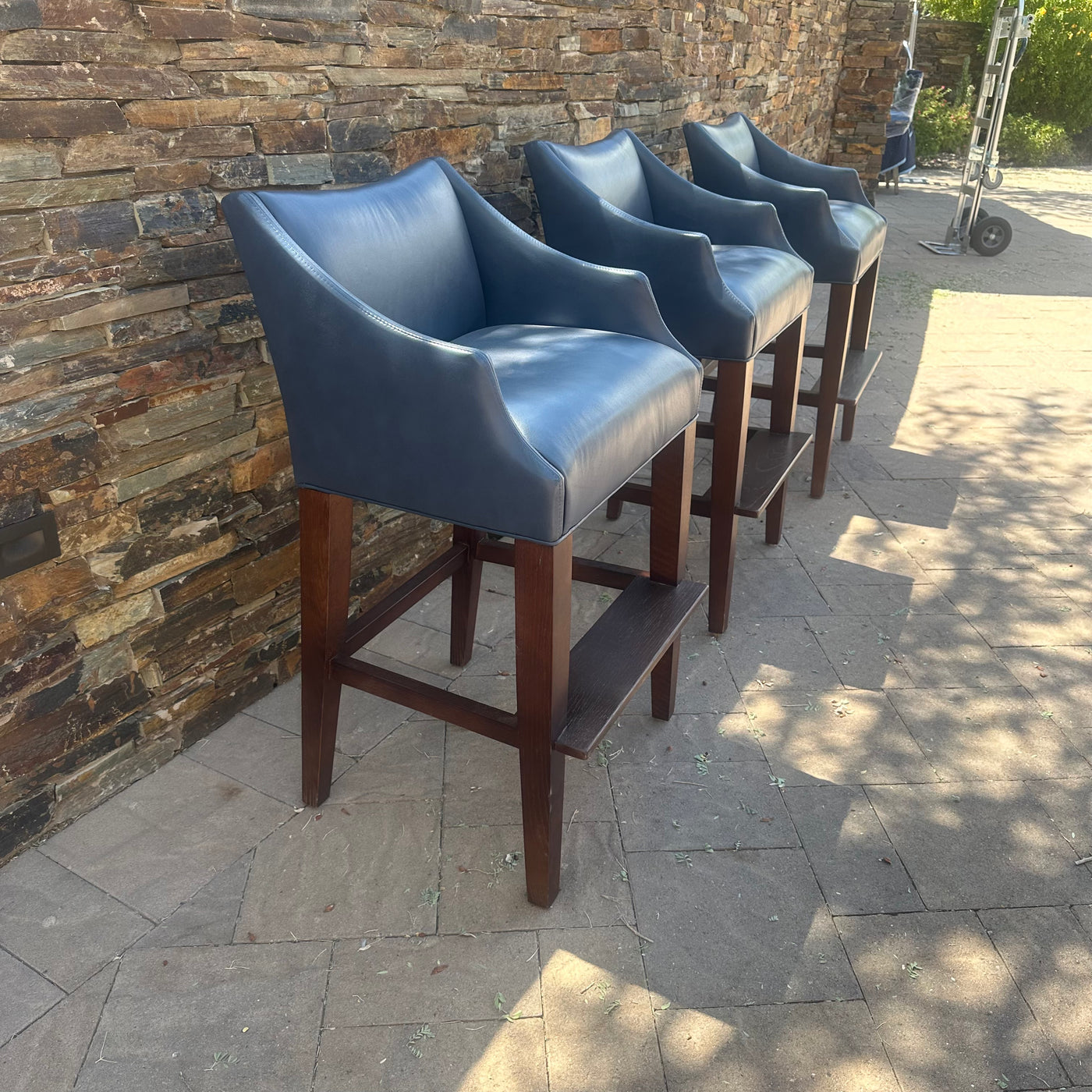 Lee Industries Leather Barstools