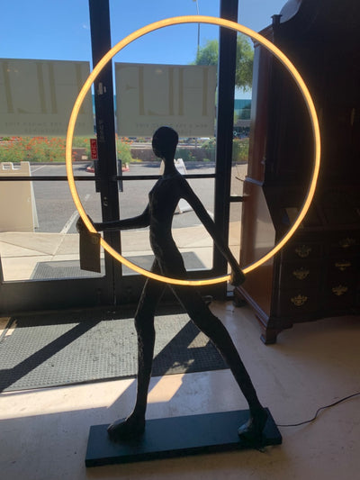 Lighted Figure Statue