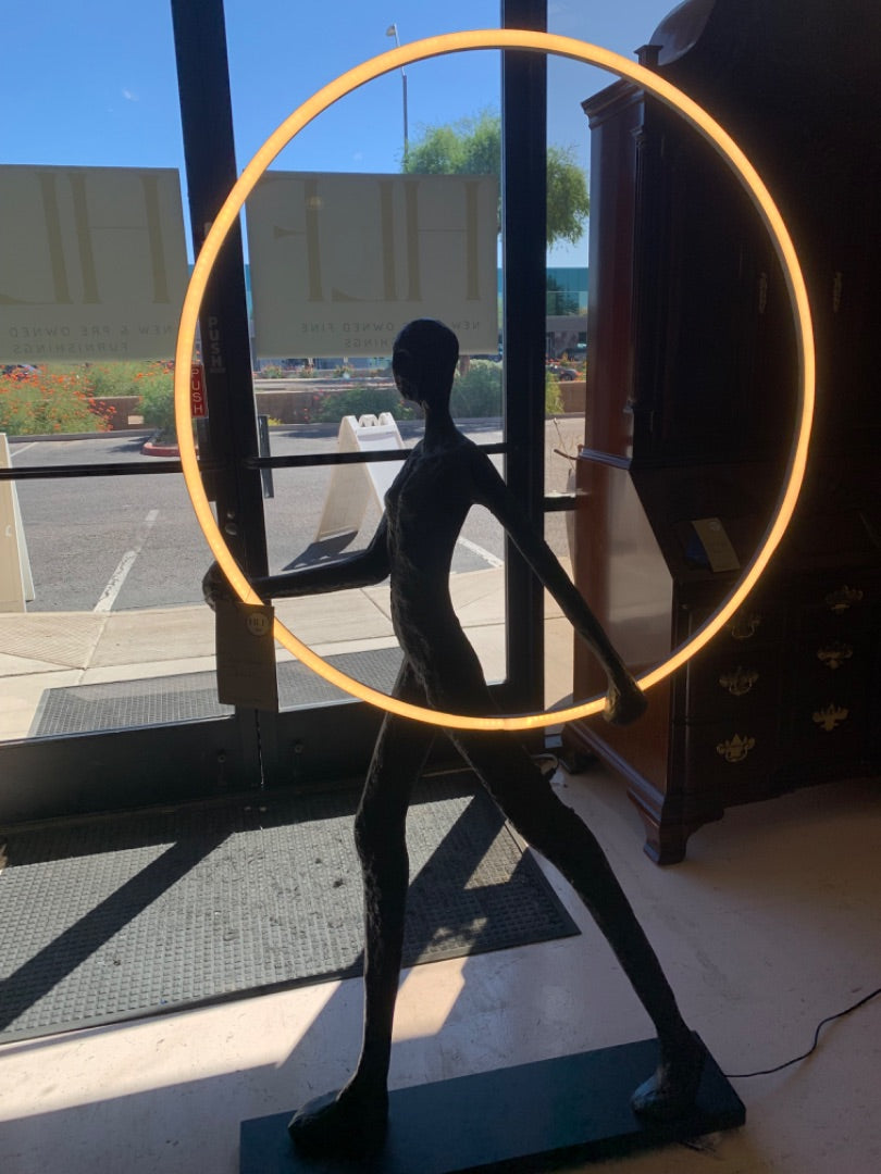 Lighted Figure Statue