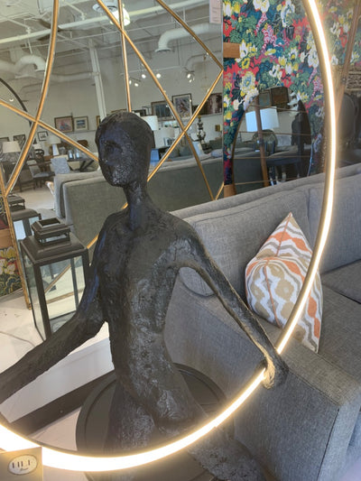 Lighted Figure Statue