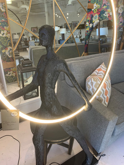 Lighted Figure Statue