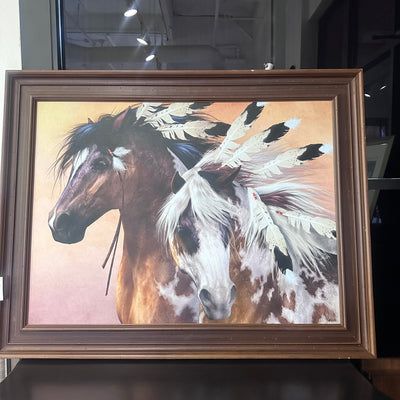 Horses with Feathers Wall Art