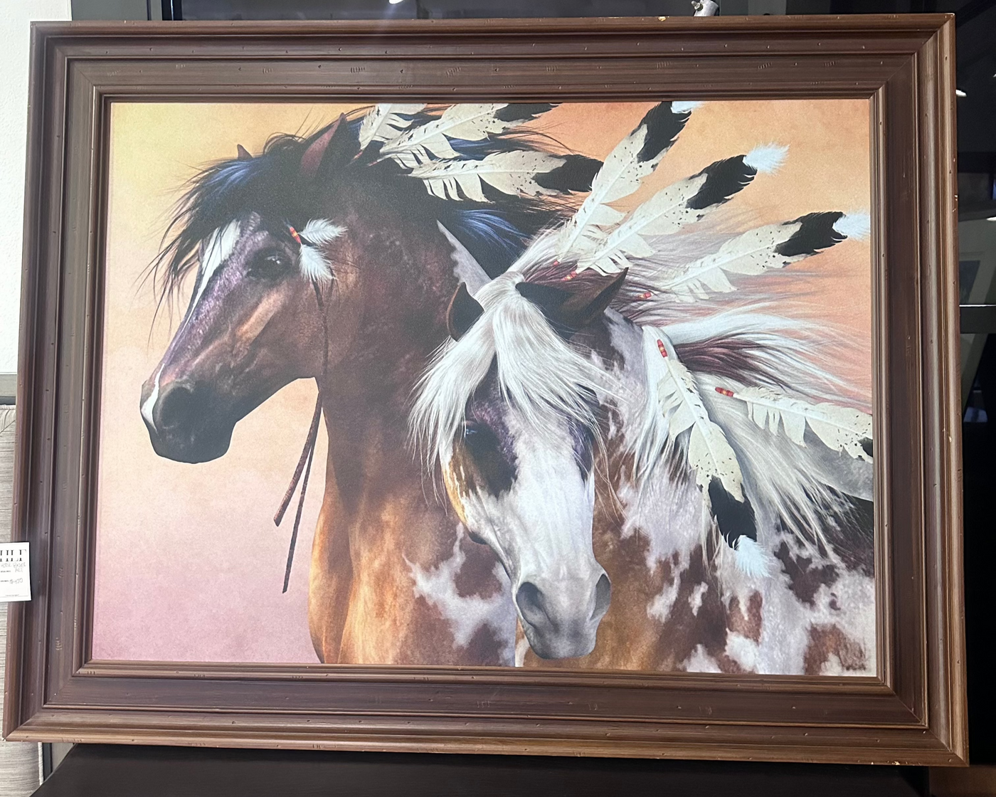 Horses with Feathers Wall Art