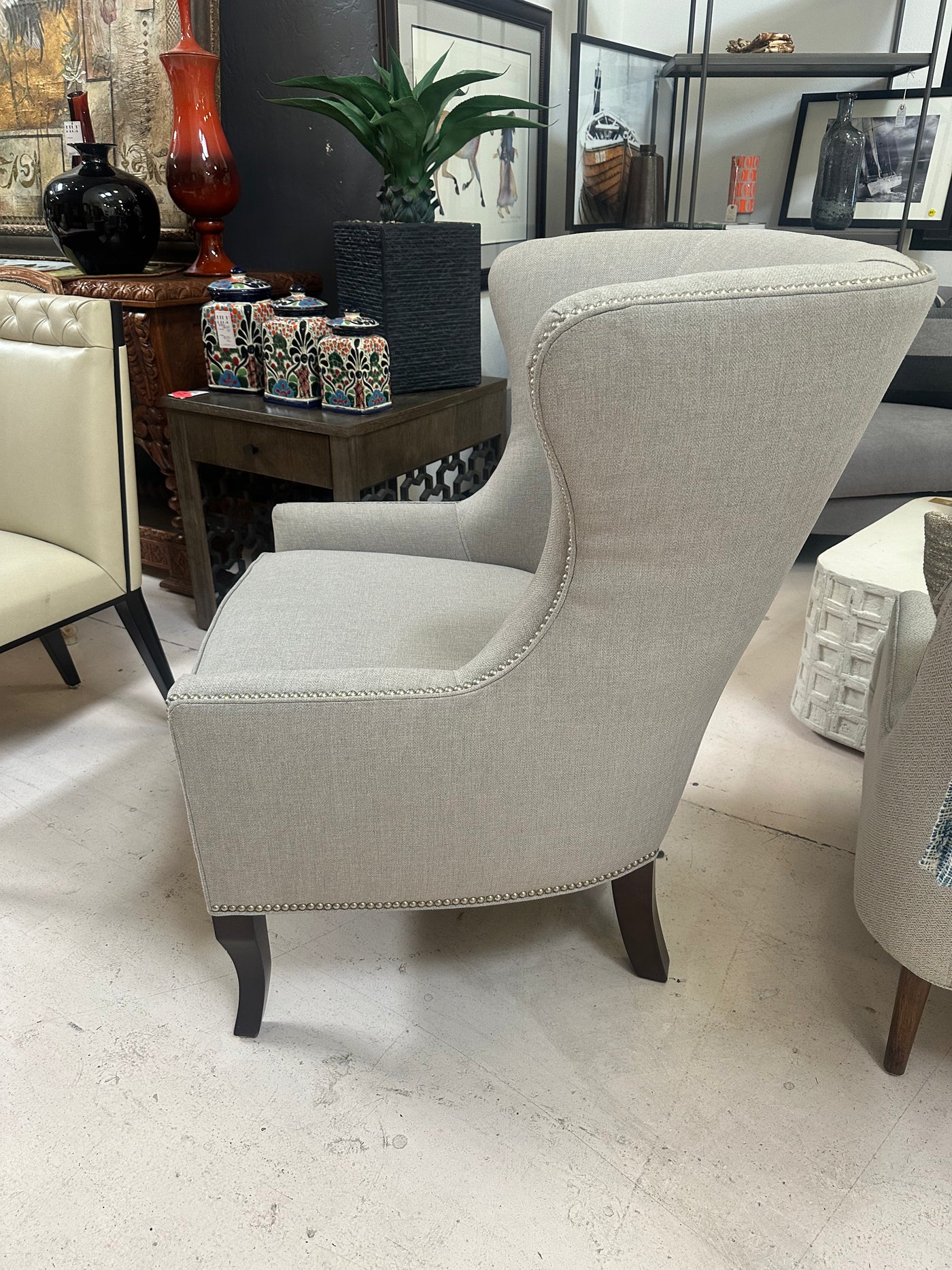 Williams Sonoma Chelsea Nailhead Armchair