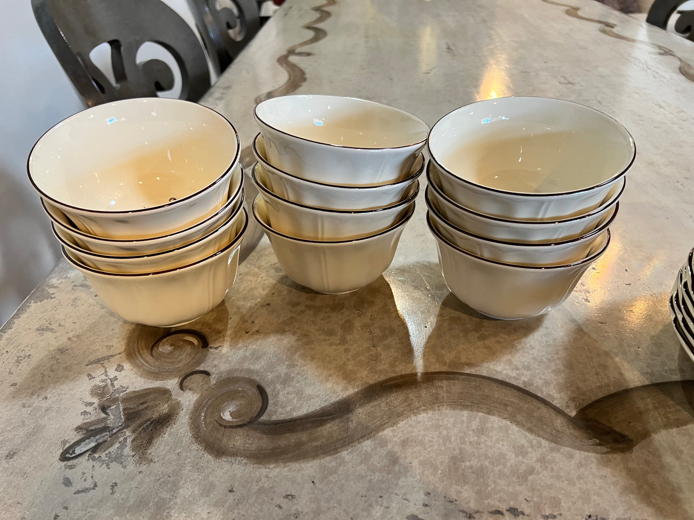 Wedgwood Queen's Filigree Bowl and Plate Set