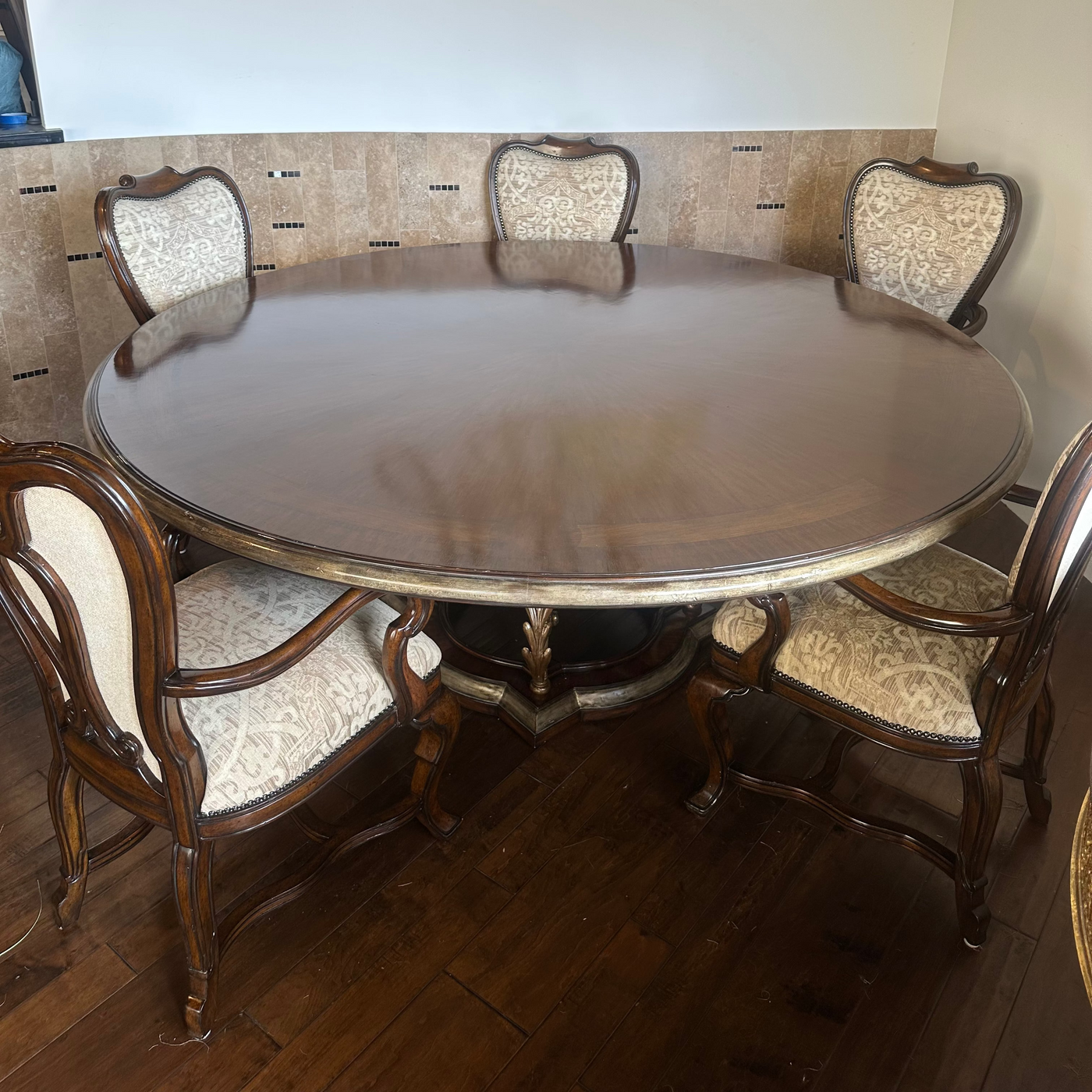 Marge Carson Seville Dining Table and Chairs