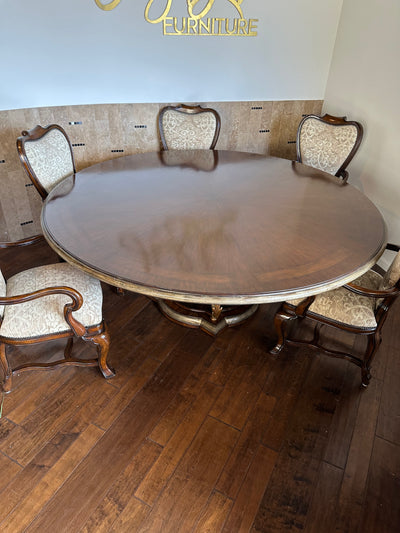 Marge Carson Seville Dining Table and Chairs