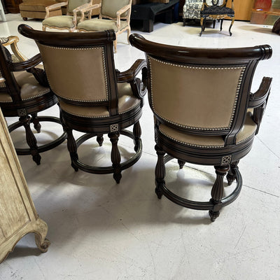 Marge Carson Antigua Counter Stools set of Three