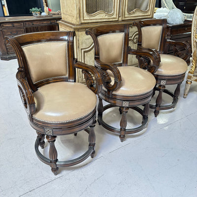 Marge Carson Antigua Counter Stools set of Three