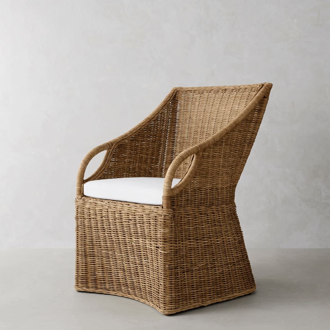 Williams Sonoma Farallon wicker dining chair set
