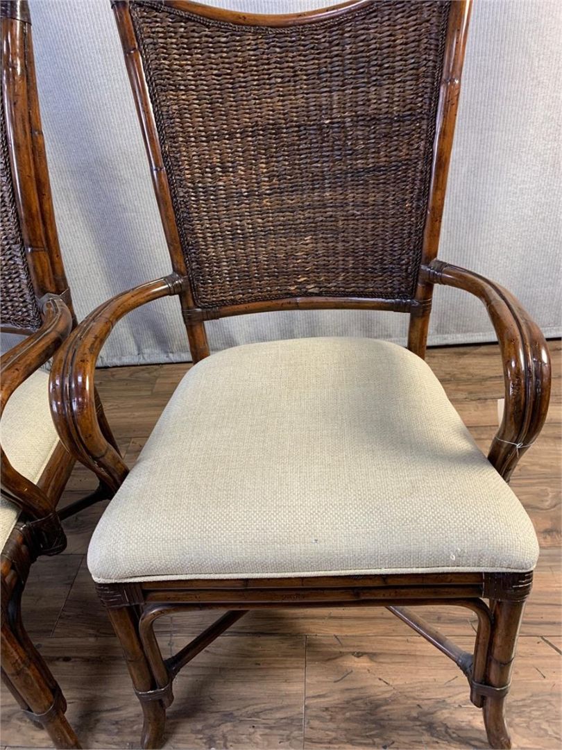 Tommy Bahama Island Estate Arm dining chairs set of 4