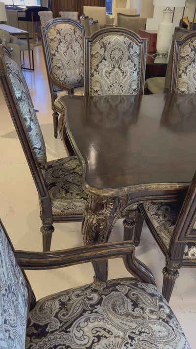 Marge Carson Trianon Court Dining Table & Chairs Set